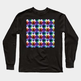 Circle Garden Purple Long Sleeve T-Shirt